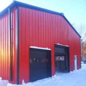 prefab steel barn